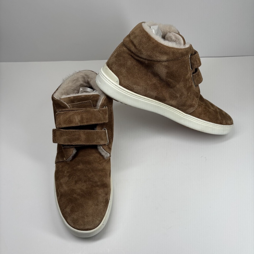 Rag & Bone Kent Desert Shearling Women's 9/39 Brown Suede ‎ Sneaker Booties - Picture 14 of 16
